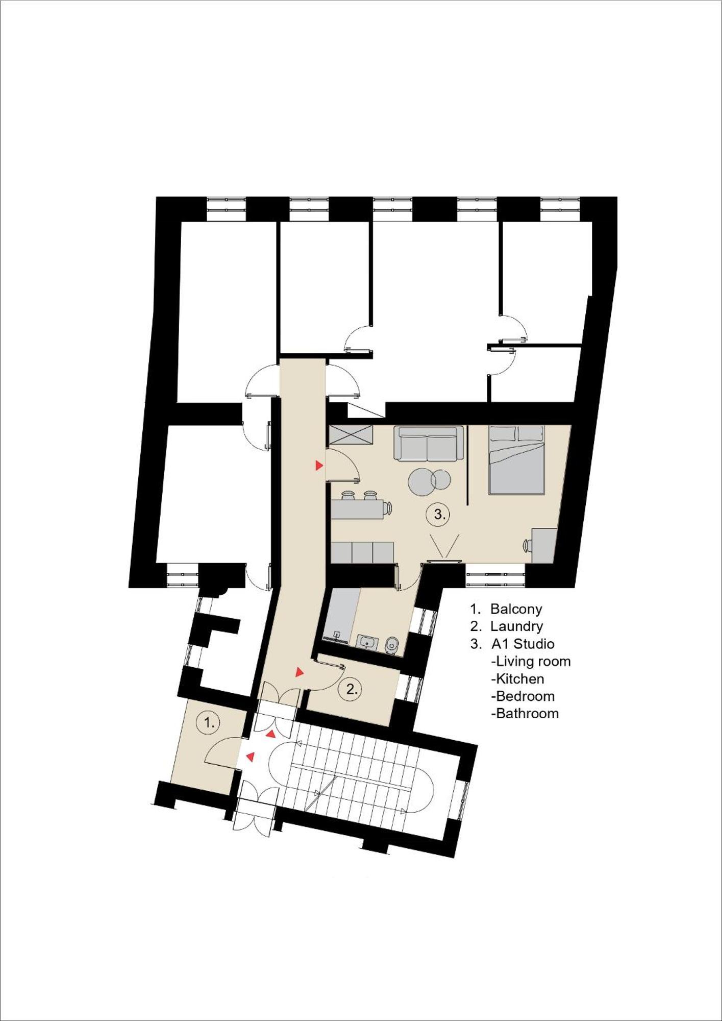 Central Apartments סראייבו מראה חיצוני תמונה